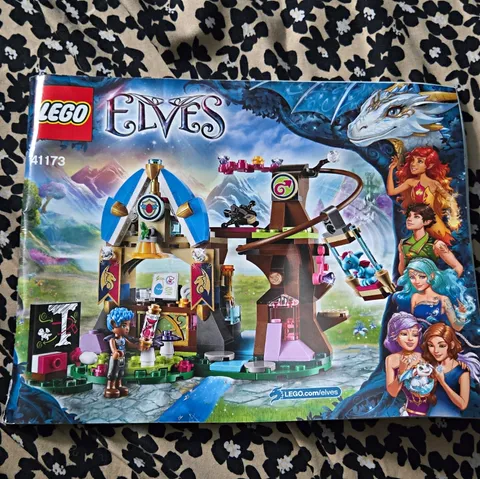 LEGO Elves 41173 The Water Dragon Adventure Instruction Manual Booklet