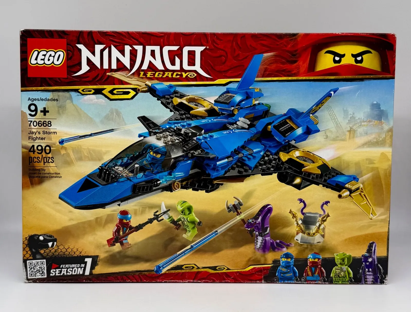 LEGO NINJAGO 70668 - Jay's Storm Fighter - NIB - Sealed - Light Shelfwear