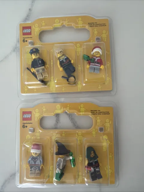 LEGO Store Lot Of 2 Build a Minifigure Pack w/ 6 Mini Figures NEW SEALED!