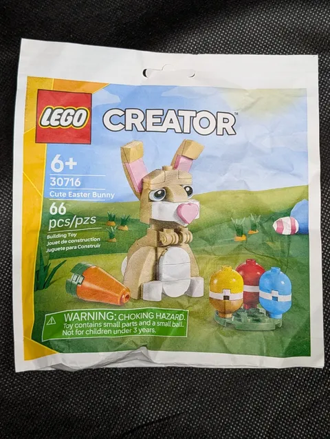 Cute Easter Bunny Lego Creator 30716 Paperbag Set NEW 