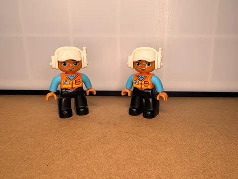 Lego Duplo Helicopter Pilot w/ Headset  - Set