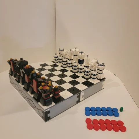Lego 40174 Chess 2 in 1 1450 Pieces - Verified Complete Set Retired
