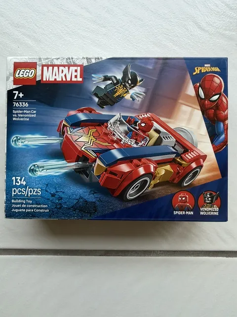 LEGO Marvel Spider-Man Car vs. Venomized Wolverine 76336