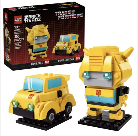LEGO Transformers Bumblebee Robot and Vehicle Set 253 Pieces Collector's Item