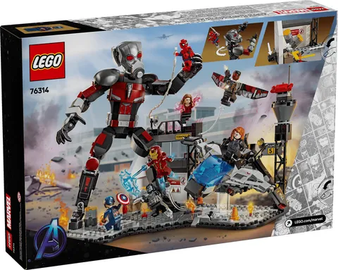 LEGO Marvel Captain America Civil War Action Battle 76314 Avengers Toy Set New