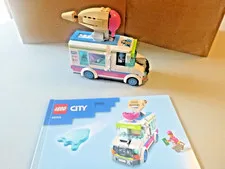 Lego #60314 - City - Ice Cream Truck & 2 Minifigs Only w/ Manual - sold as seen