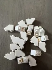LEGO 3665 White Slope, Inverted 45 2 x 1 - 19 Pieces