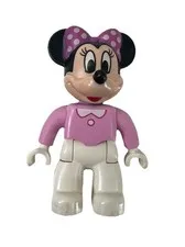 LEGO Duplo Disney Minnie Mouse Figure Minnie's Bowtique Pink Bow Shirt