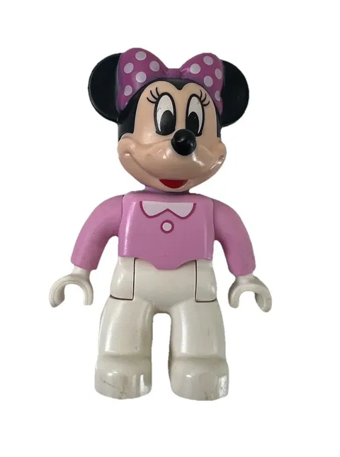LEGO Duplo Disney Minnie Mouse Figure Minnie's Bowtique Pink Bow Shirt