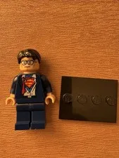 LEGO Super Heroes Clark Kent Minifigure Superman DC Batman 2  Used