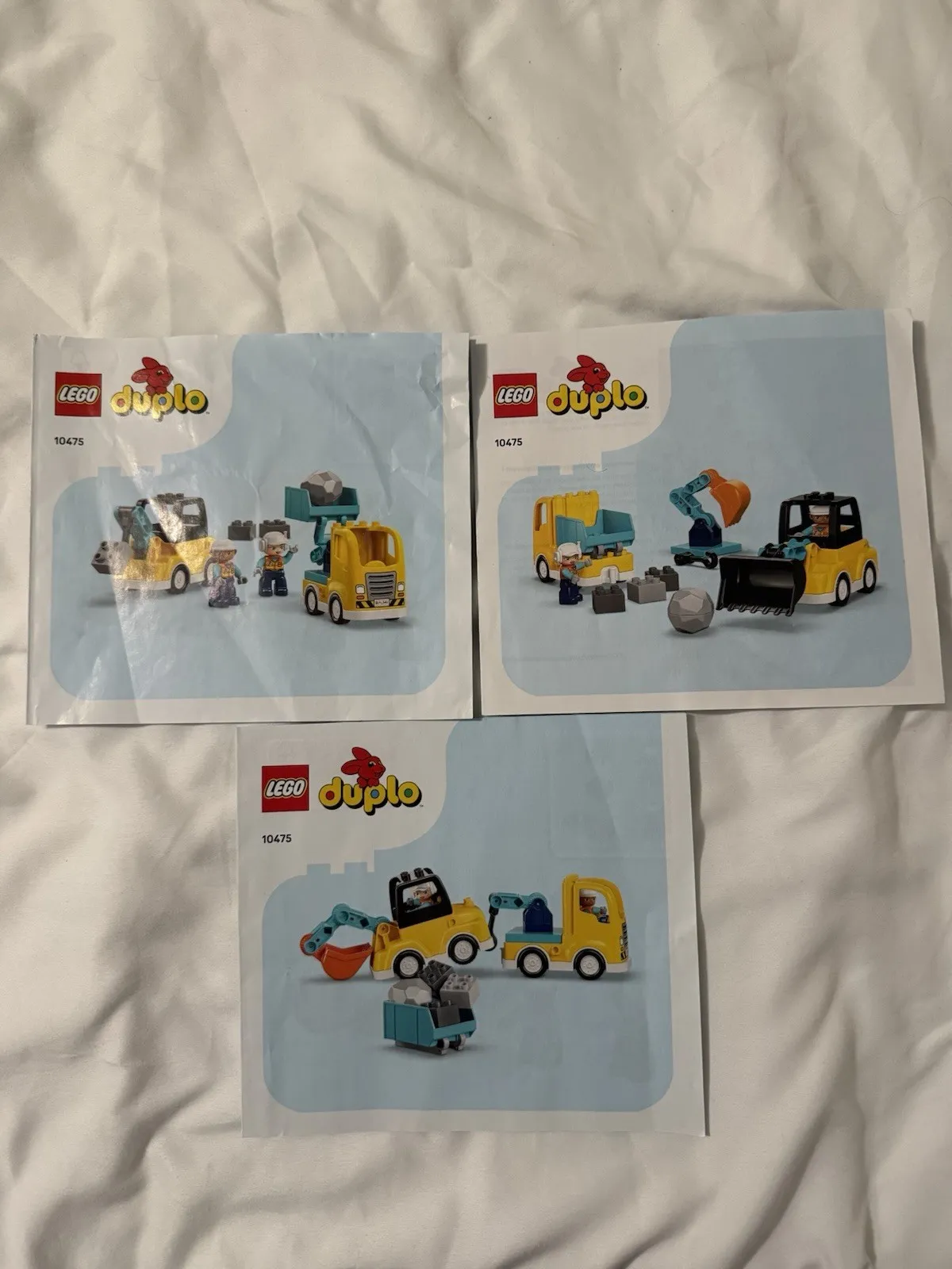 Lego Duplo 10475 3 in 1 Construction Vehicles Instructions Manual