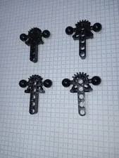 4 Bionicle  Black Lower Torso 47306 Genuine Lego part hips 7 tooth half gear IRL
