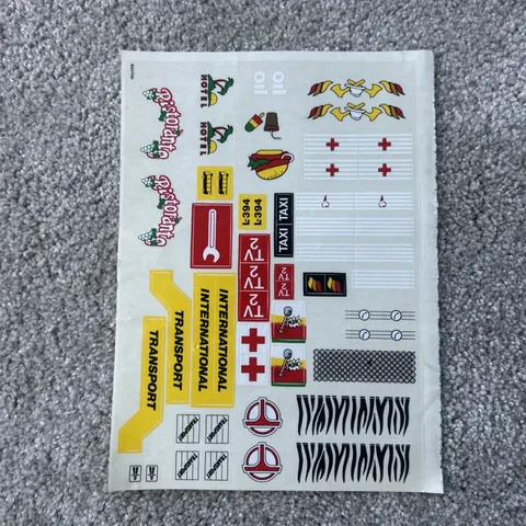 Vintage Sticker Sheet For Lego Idea Book 260 From 1990.