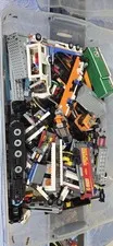 LEGO Loose Bricks & Parts Lot w/ Vehicle Pieces, Multicolor Plastic