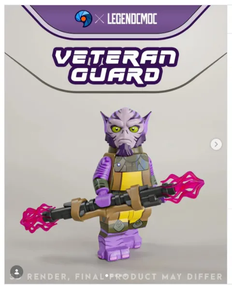 LEGO Star Wars Baggles Studios X LCM The Veteran Guard Zeb Orrelios Minifigure