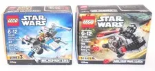 NEW: Star Wars Lego Tie Striker & Resistance X-Wing Microfighters 75125 75161