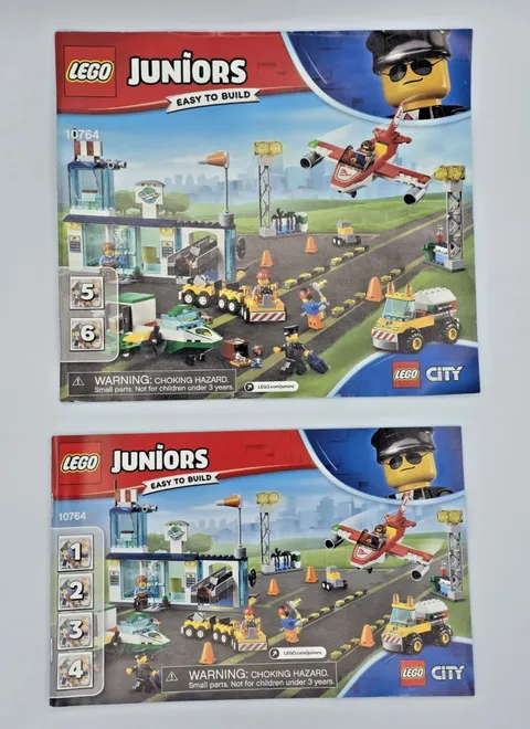LEGO Juniors 10764 City Central Airport Instruction Manuals Only!