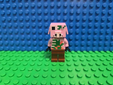 Lego Zombified Piglin Minifigure Minecraft 21268 min192 CMF Lot Rare Retired HTF