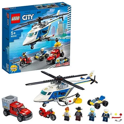LEGO City Police Helicopter Chase 60243 Toy 212pcs Block Boy Bricks