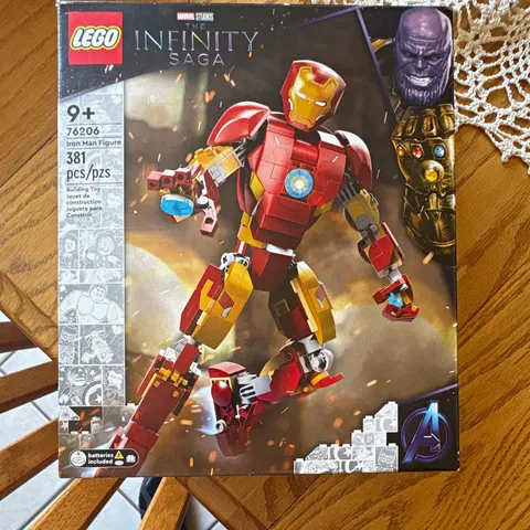 LEGO Marvel The Infinity Saga 76206 Iron Man Figure 381 pcs 9+ Light Brick