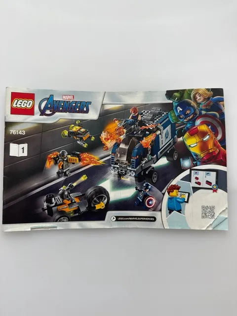LEGO Marvel Avengers Truck Take-Down instructions set 76143 from 2020