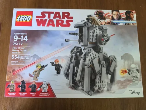 Retired LEGO Star Wars First Order Heavy Scout Walker 75177 554 pcs Box