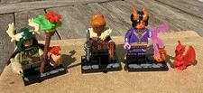 Lot 3 LEGO Dungeons & Dragons Minifigs 71047 Halfling Druid Sorcerer Barbarian