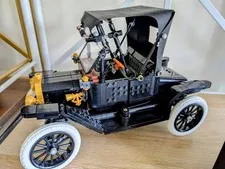 LEGO SET 11376, MODEL T, DISASSEMBLED, INCLUDES BOOK
