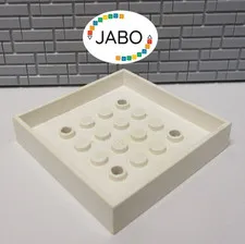 (E5/13) LEGO Fabuland 4452 Container Box 6x6 White 3637 6403
