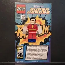 LEGO SDCC 2012 Shazam Minifigure Exclusive Comic-Con DC Super Heroes Rare