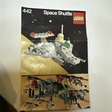 Lego 1970s Classic Space Space Shuttle Toy  Instruction Manual Only For Set 442