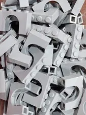 Lego 6182 Light Bluish Gray Qty 104 NEW Arch 1 x 4 x 2