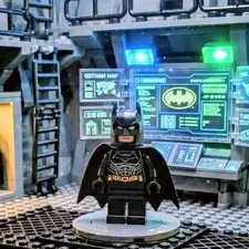LEGO Batman Minifigure SH013 Dark Knight Rises from 2014 Tumbler Set(76023). 