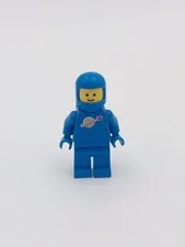 Vintage LEGO Classic Space Blue Spaceman Minifigure 1980s 