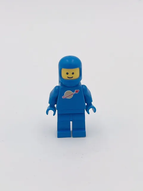 Vintage LEGO Classic Space Blue Spaceman Minifigure 1980s 