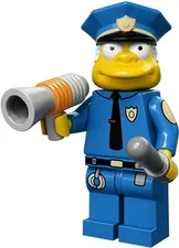 LEGO Minifigure: 71005 CHIEF Simpsons SERIES 1 - NEW - See Description