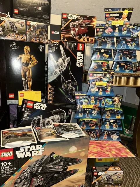 Huge Lego Star Wars And Lego Dimensions Lot Mint Sealed Lord Of The Rings