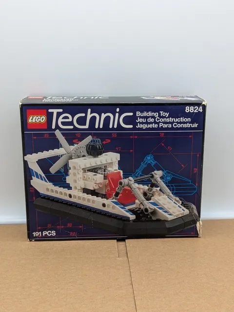 LEGO TECHNIC: Hovercraft (8824) With Box And Instructions Incomplete