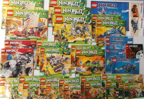 37 Lego Ninjago Manuals No Legos Manuals Only