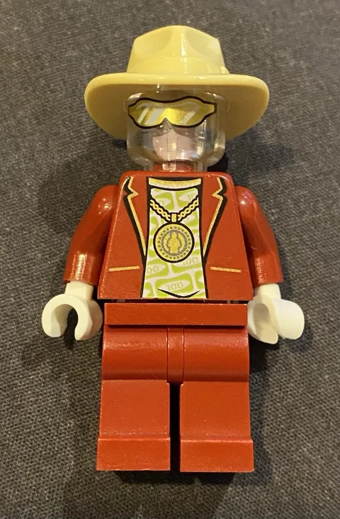 LEGO Invizable uagt021 Mini-figure from 70167 Ultra Agents Gold Getaway w/ Guns