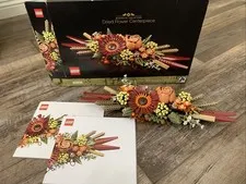LEGO Botanicals: Dried Flower Centerpiece (10314) - Complete with Box and Manual
