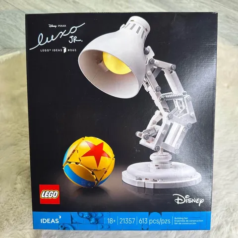 LEGO Ideas Disney Pixar Luxo Jr Lamp 21357 Building Set 613 PCS New