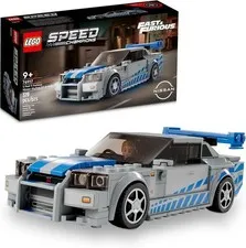 LEGO Speed Champions 2 Fast 2 Furious Nissan Skyline GT-R (R34) Race Car (76917)