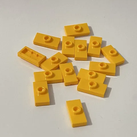 Lego 15573 Orange-Yellow Replacement Add-on Pieces Lot of 15