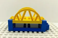 Lego Duplo Item Drawbridge blue/yellow vintage