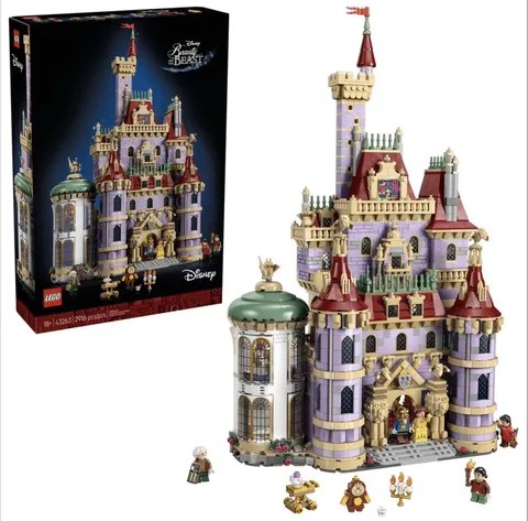 LEGO Disney Beauty and the Beast Castle 43263 Building Set 2916 pcs 18+ Display