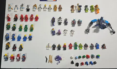 LEGO Ninjago Minifigure & Parts Lot - Sold as a Complete Bundle