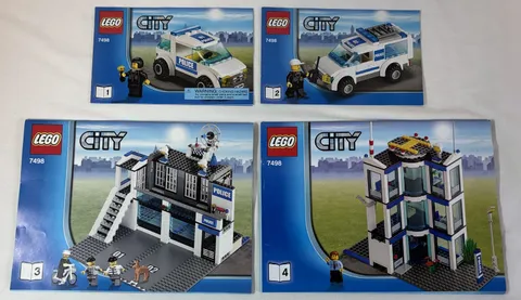 7498 LEGO CITY instruction manuals #1 2 3 and 4