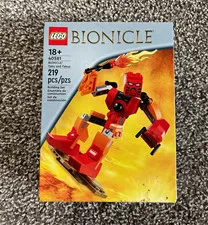 LEGO BIONICLE 40581 Tahu and Takua Complete Set Boxed 219pc 18+