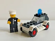 GENUINE LEGO SET 6600 POLICE PATROL COMPLETE BUILD NO BOX NO INSTRUCTIONS